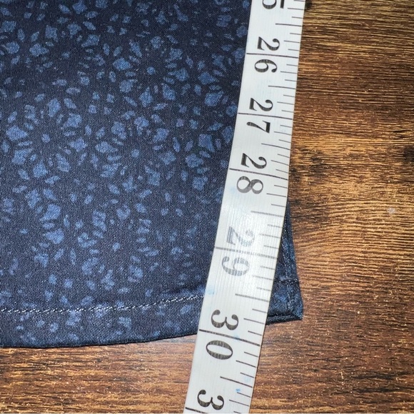 MOTHER The Looker Foulard Me Once Jeans Blue Tile Print Low-rise Skinny Size 26 - Picture 12 of 13